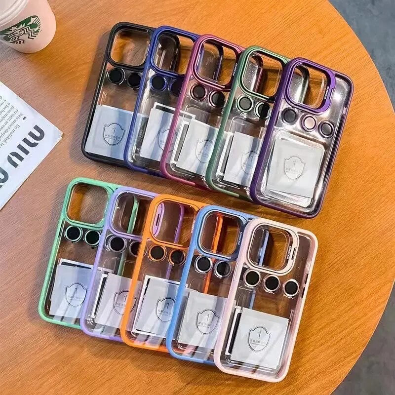 3-in-1 Lens Case with Camera Glass Protector & Stand ( 50% OFF TODAY)