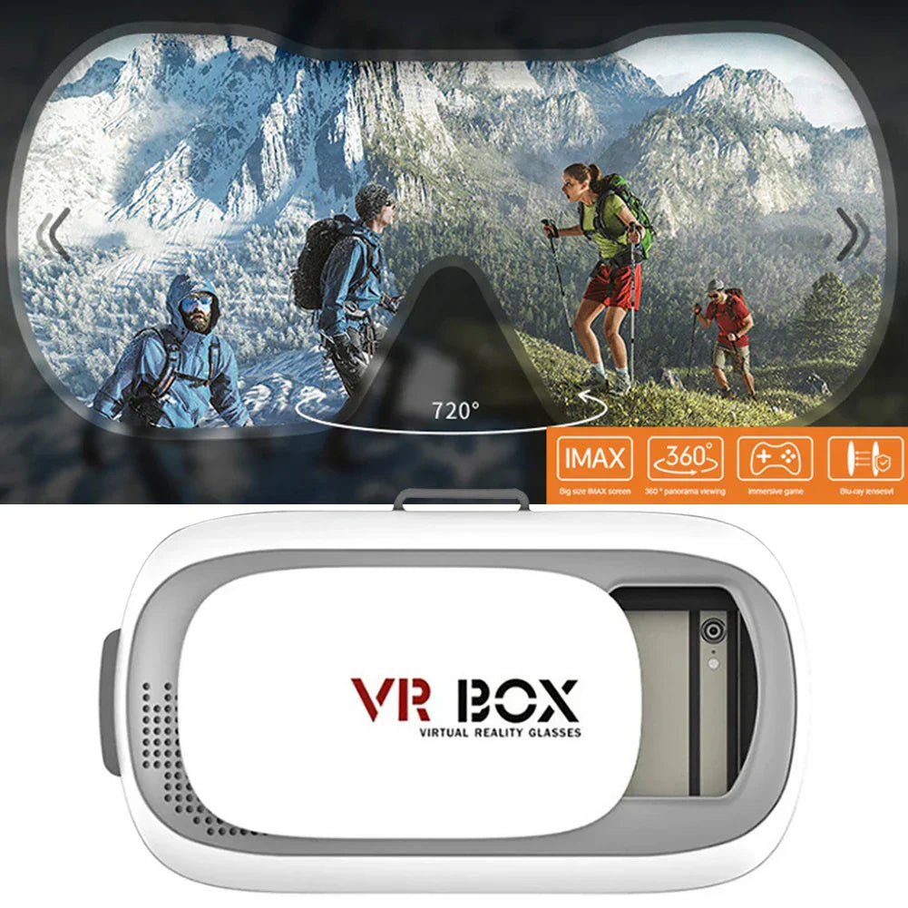 Vr Box Controller Ios Original VR Virtual Reality 3D Glasses Box Stereo Google Cardboard Hea ...