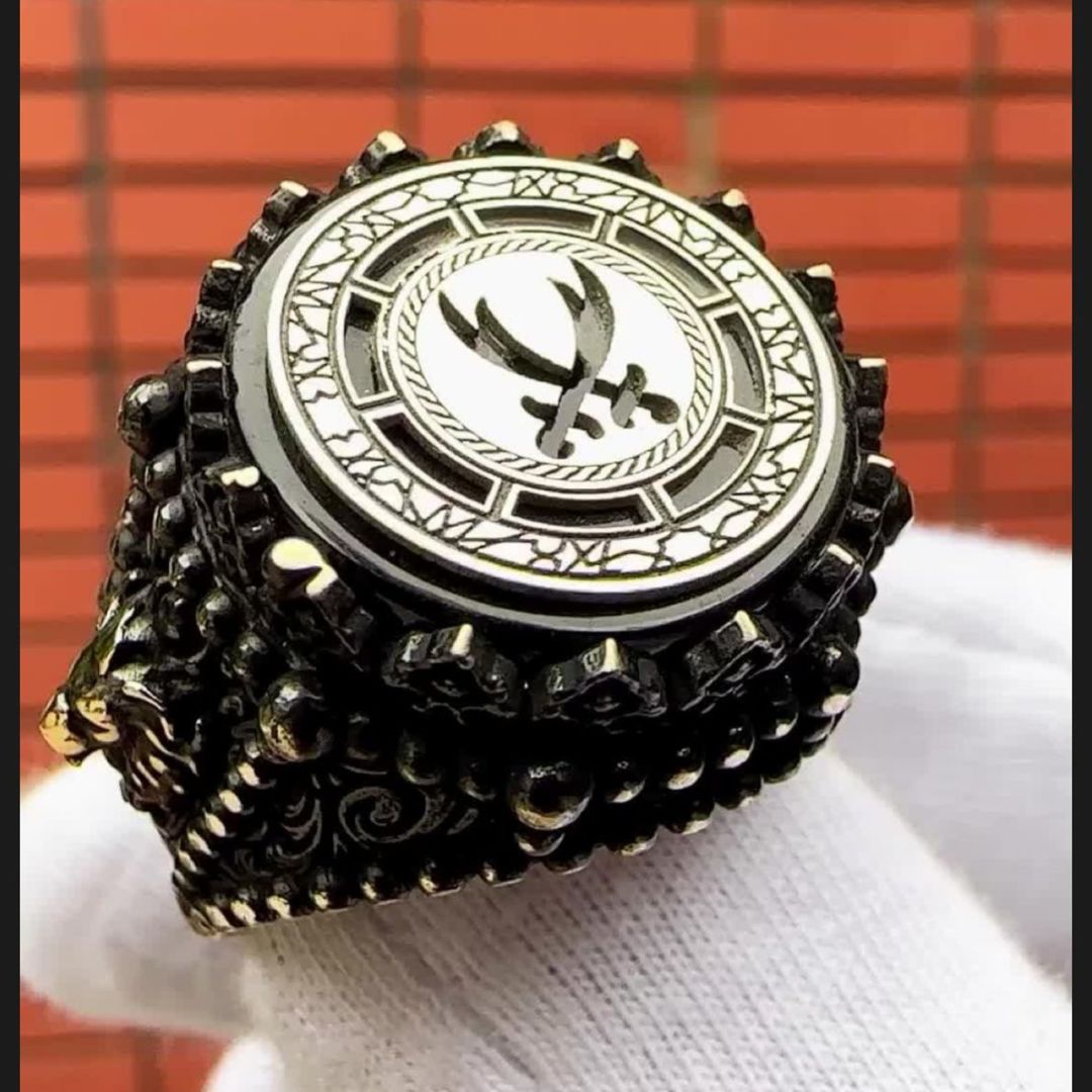 Zulfiqar Silver Ring
